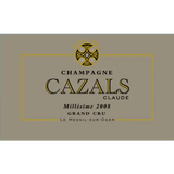 Champagne Claude Cazals Grand Cru Blanc de Blancs Millesime