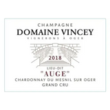 Champagne Domaine Vincey Champagne Grand Cru Brut Chardonnay Auge Lieu Dit Du Mesnil Sur Oger