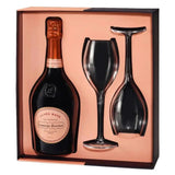 Champagne Laurent-Perrier Brut Cuvee Rose with Flutes