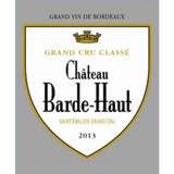 Château Barde-Haut Saint-emilion Grand Cru Classe 2013