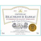 Château Beausejour-Bassac Puisseguin Saint-emilion