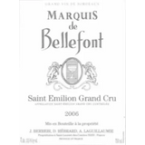 Château Bellefont-Belcier Saint-emilion Grand Cru Marquis de Bellefont 2015