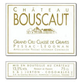 Château Bouscaut Pessac-Leognan Grand Cru Classe de Graves Blanc 2015