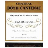 Château Boyd-Cantenac Margaux 3ème Grand Cru Classé 2016