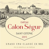 Château Calon-Ségur Saint-Estèphe 3ème Grand Cru Classé 2015