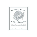 Chateau Clarke Le Merle Bordeaux Blanc