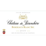 Chateau de Parenchere Bordeaux Blanc Sec 2018