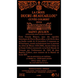 Château Ducru-Beaucaillou La Croix Ducru-Beaucaillou Cuvée Colbert Saint-Julien 2018