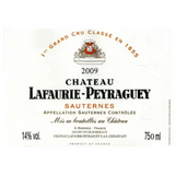 Château Lafaurie-Peyraguey Sauternes 1er Cru Classe 2009