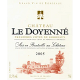 Château Le Doyenne Côtes de Bordeaux