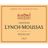 Château Lynch-Moussas Pauillac 5ème Grand Cru Classé 2012