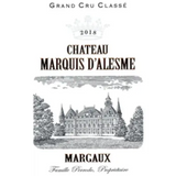 Château Marquis d’Alesme Becker Margaux 3eme Cru Classe Château Marquis d’Alesme 2018