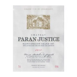 Chateau Paran-Justice Saint-Emilion Grand Cru