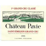 Château Pavie Saint-Émilion 1er Grand Cru Classé 2006