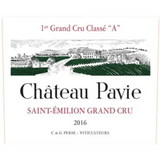 Château Pavie Saint-emilion 1er Grand Cru Classe 2016