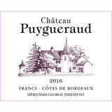 Château Puygueraud Francs Côtes de Bordeaux 2016