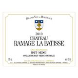 Chateau Ramage la Batisse Haut Medoc 2010