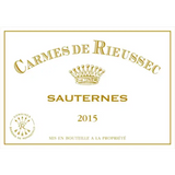Château Rieussec Carmes de Rieussec Sauternes