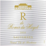 Château Romer du Hayot R de Romer du Hayot Sauternes 2018