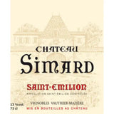 Chateau Simard Saint Emilion 2018
