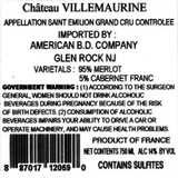 Château Villemaurine Saint-emilion Grand Cru Classe 2012