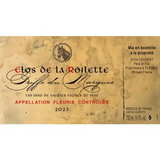 Clos de la Roilette Fleurie Griffe du Marquis