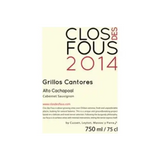 Clos des Fous Cabernet Sauvignon Grillos Cantores Valle del Cachapoal