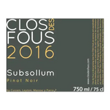 Clos des Fous Subsolum Pinot Noir