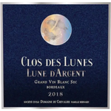 Clos des Lunes Lune d’Argent Bordeaux Blanc Sec