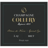 Collery Champagne Brut Blanc de Noirs Pinot Noir Grand Cru