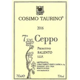 Cosimo Taurino Salento Primitivo 7º Ceppo 2018