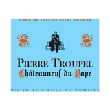 Domaine Clef de Saint Thomas Chateauneuf-Du-Pape Pierre Troupel Blanc