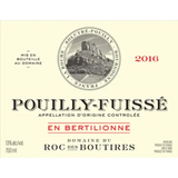 Domaine Du Roc Des Boutires Pouilly-Fuisse En Bertilionne 2020