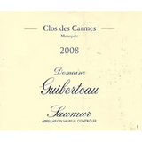Domaine Guiberteau Saumur Blanc Clos des Carmes 2017