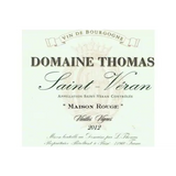 Domaine Thomas Saint-Veran Maison Rouge Viellies Vignes Blanc