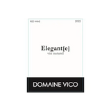 Domaine Vico Corse Elegant(E) Vin Naturel