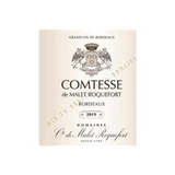 Domaines Comte de Malet Roquefort Bordeaux Blanc