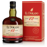 El Dorado Rum 12 Year Old Finest Demerara Rum · 750 mL gift pack נ6 with 2 glasses