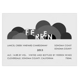Ferren Sonoma Coast Chardonnay Lancel Creek Vineyard