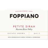 Foppiano Vineyards Petite Sirah Estate Grown Russian River Valley