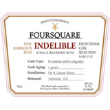Foursquare Distillery Indelible Exceptional Cask Selection Mark XVIII 11 Years Old Single Blended Rum