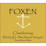 Foxen Vineyard & Winery Chardonnay Block UU Bien Nacido Vineyard Santa Maria Valley