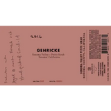 Gehricke Petite Sirah Sonoma Valley