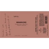 Gehricke Pinot Noir Sonoma Coast