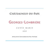 Georges-Lombriere Chateauneuf-du-Pape Cuvee Marie
