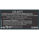 Giavi Conegliano Prosecco Superiore Brut Millesimato