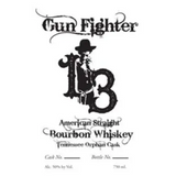 Golden Moon Distillery Gun Fighter 13 Year Old American Straight Bourbon Whiskey Tennessee Orphan Cask