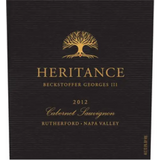 Heritance Cabernet Sauvignon Beckstoffer Georges III Vineyard Rutherford