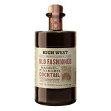 High West Old Fashioned Barrel Finished Cocktail