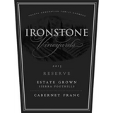 Ironstone Vineyards Cabernet Franc Estate Grown Reserve Sierra Foothills